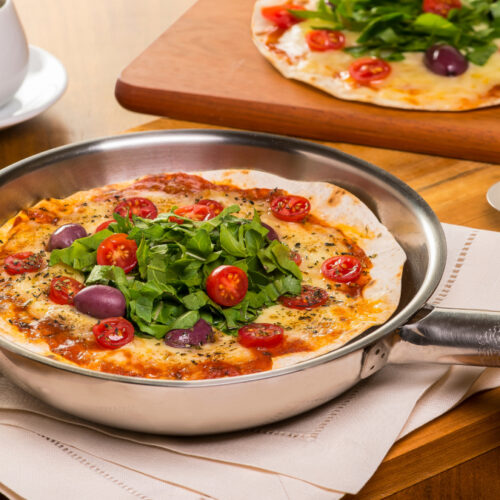 Pizza de frigideira Casa e Culinaria