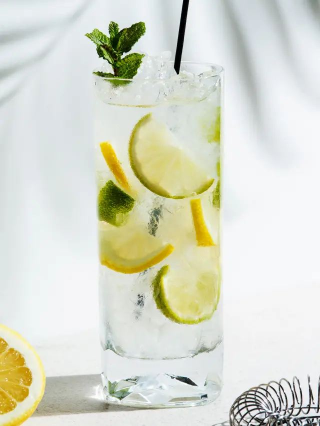 Receita de Gin Tônica com Limão
