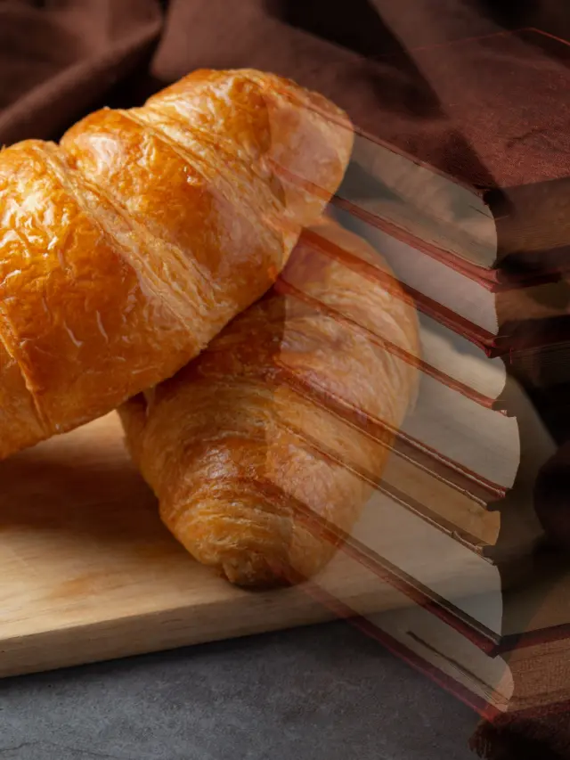 Capa croissant com livros