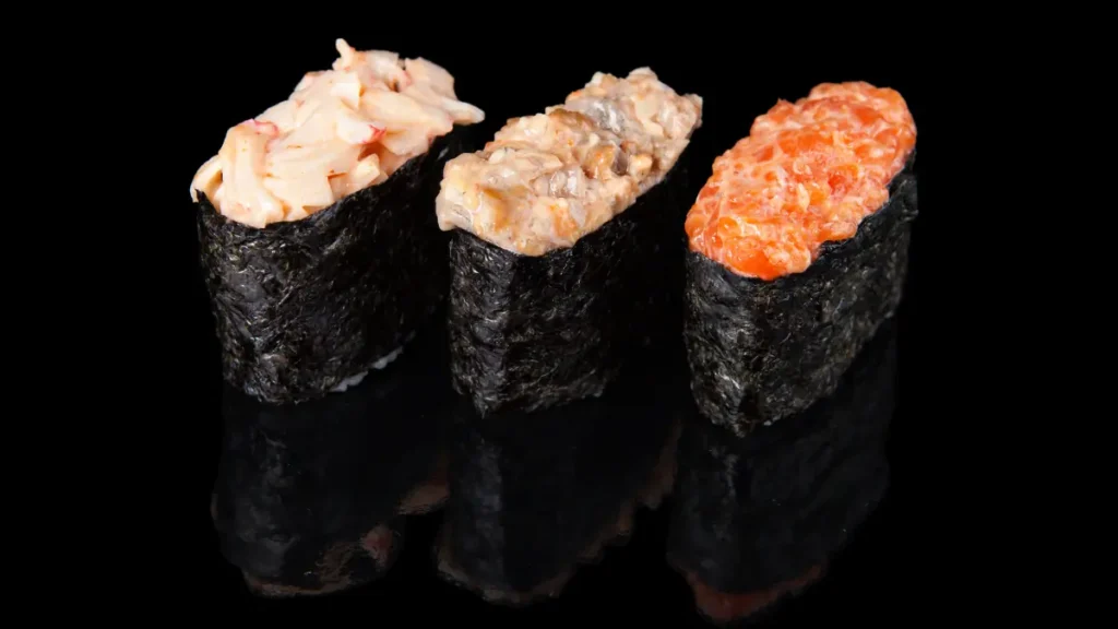 Gunkan, um tipo de sushi