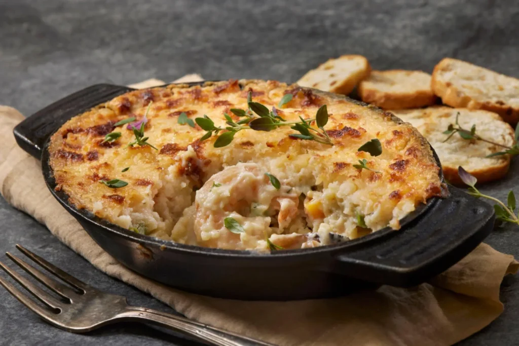 Torta de bacalhau de forno.