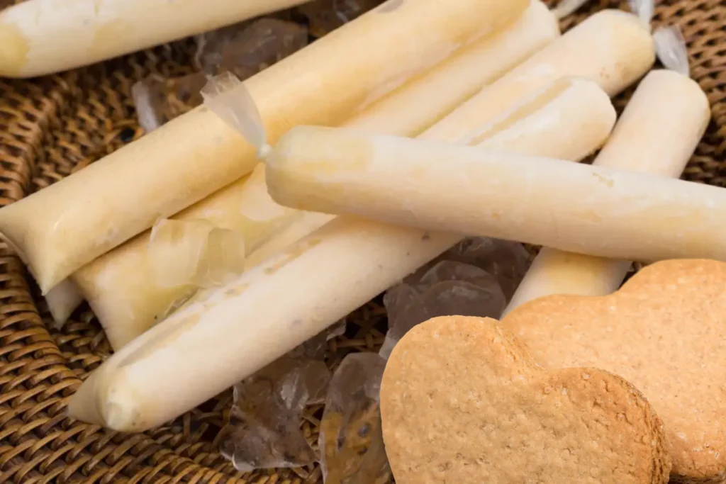 Geladinho de biscoito cremoso com leite condensado