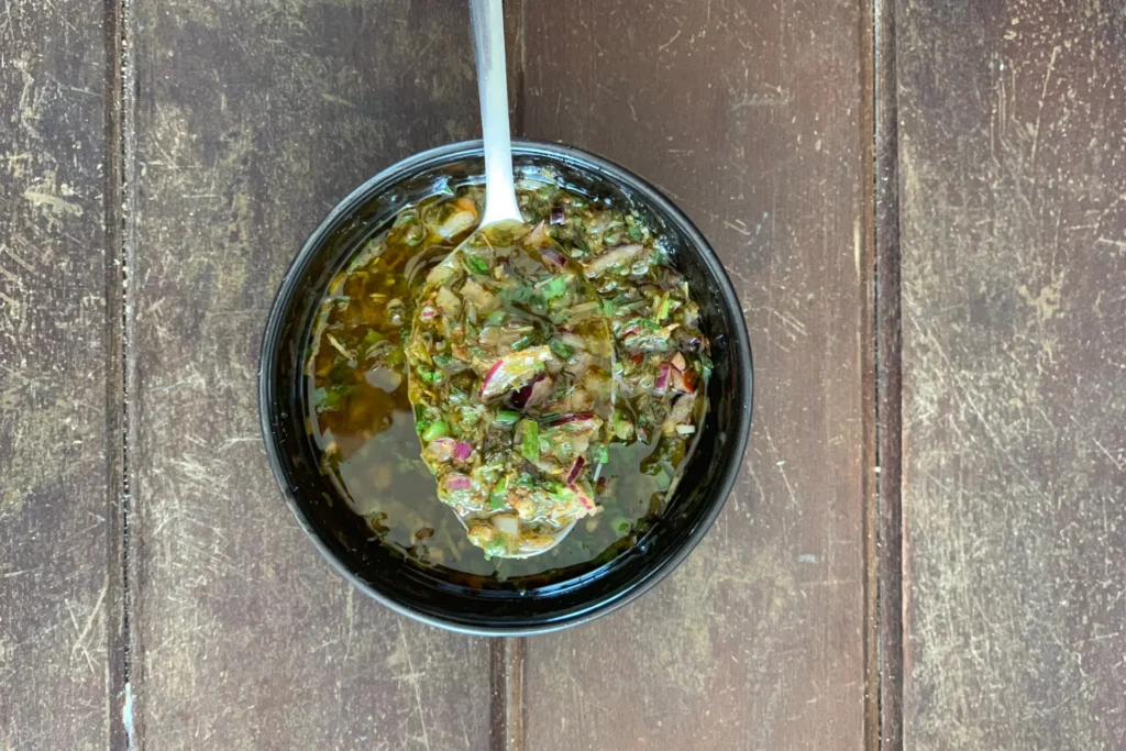 molho chimichurri