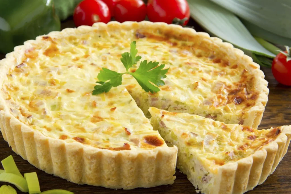 Quiche lorraine.