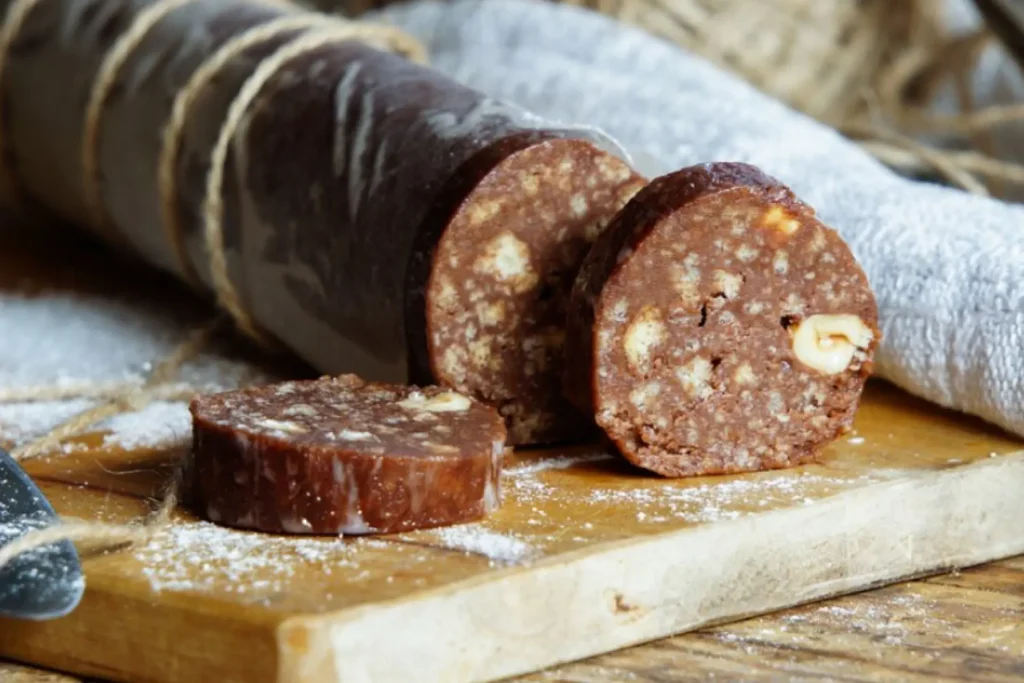 Salame de chocolate.