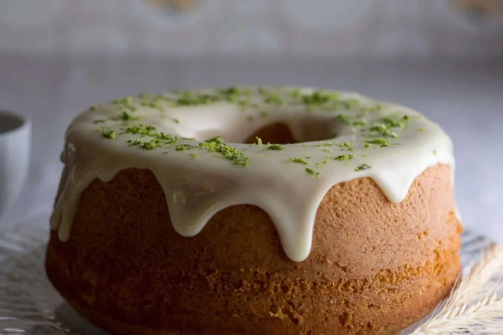 Bolo de limão no liquidificador.