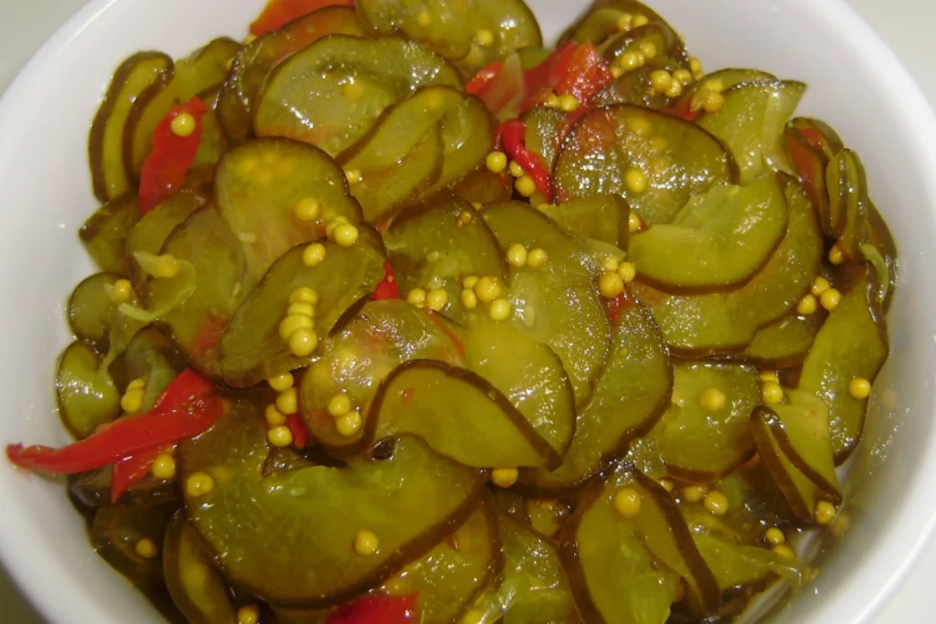 Relish de pepino.