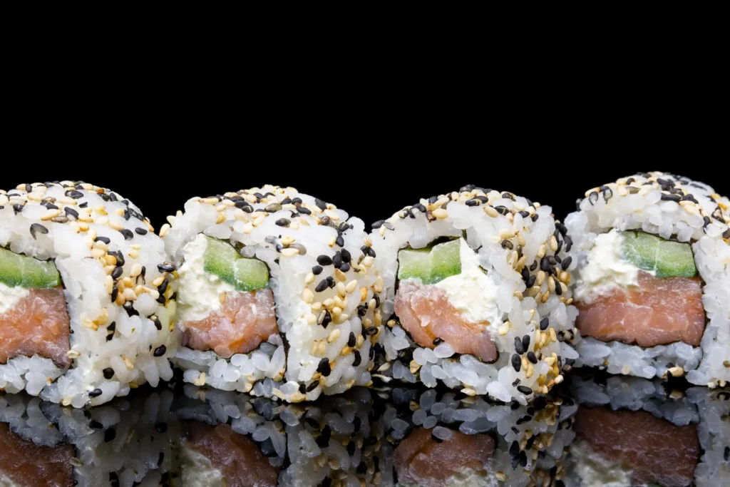 Uramaki de salmão