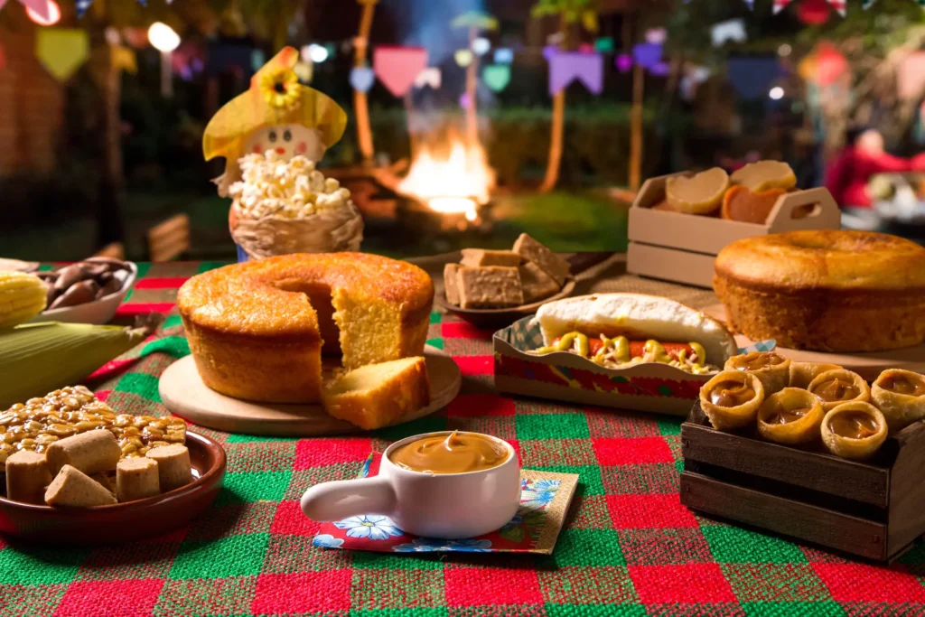 Comidas para festa junina.