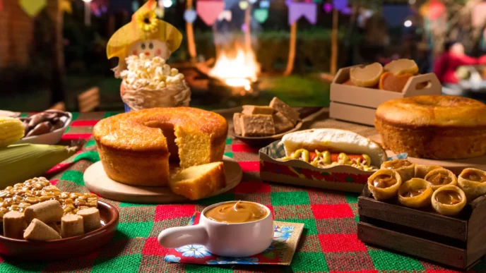 Comidas para festa junina.