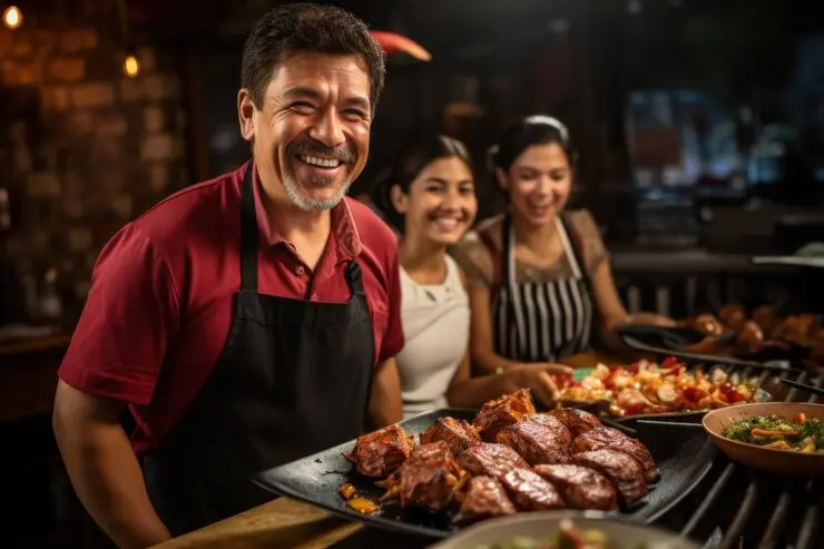 churrasco com estilo