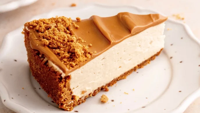 Cheesecake de biscoff.