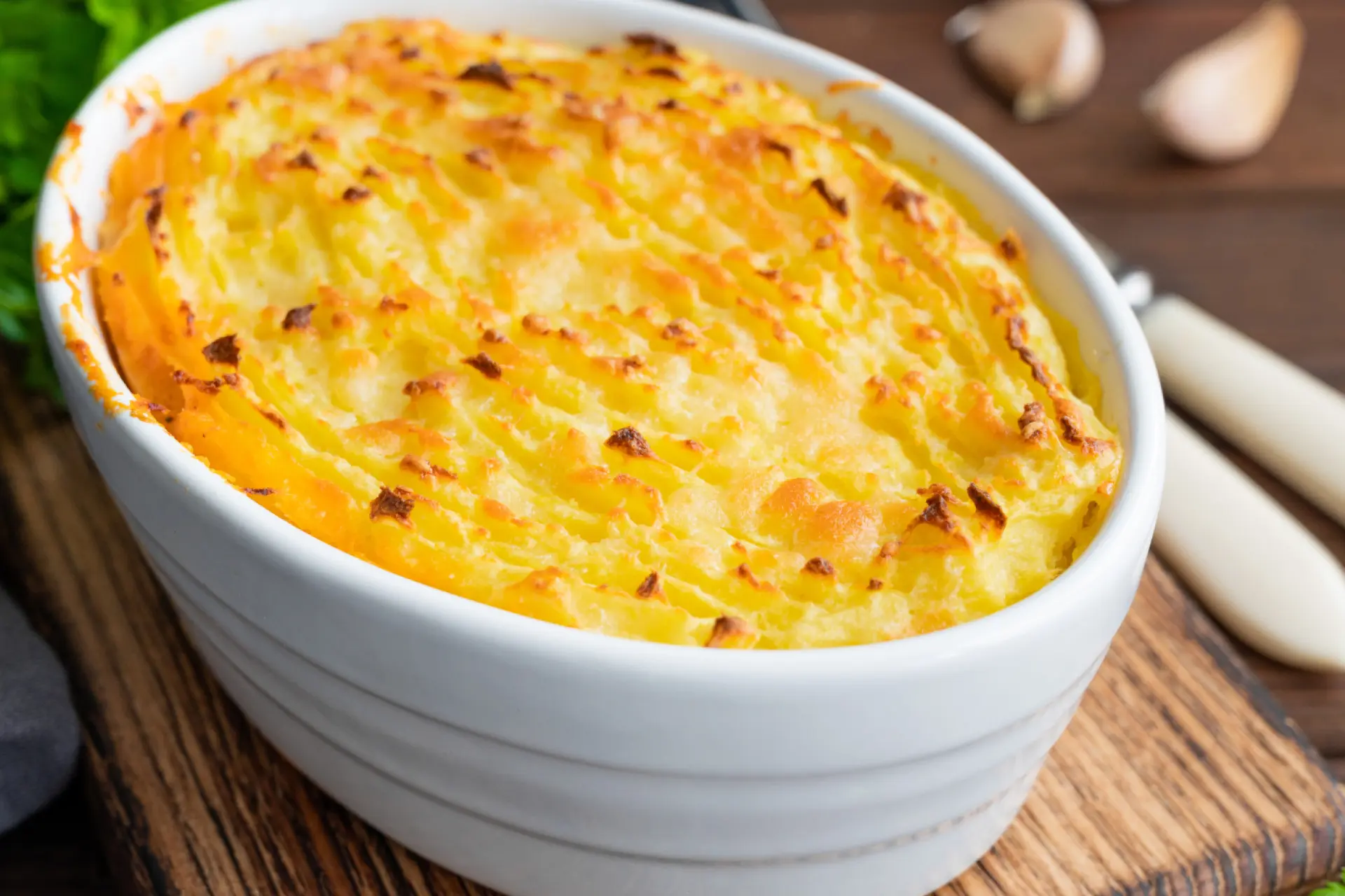 Escondidinho de bacalhau