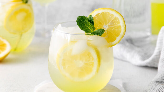 Limoncello spritz.