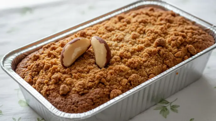 Bolo de Banana, Aveia e Castanha-do-Pará