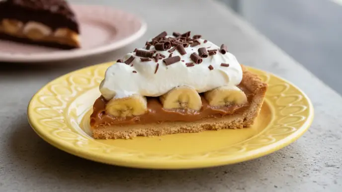 Torta de Banana com Doce de Leite