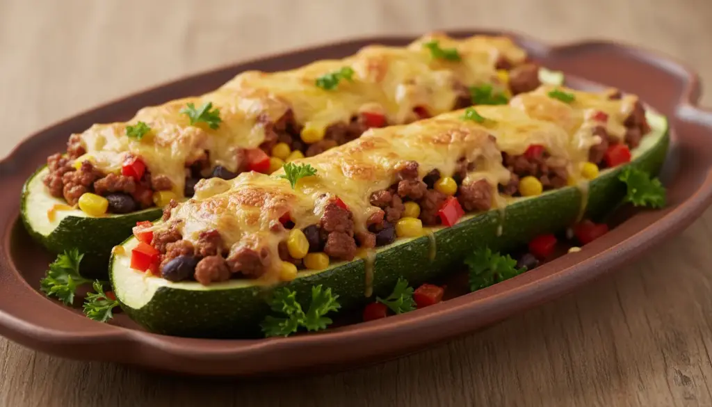 Abobrinha Recheada Fácil