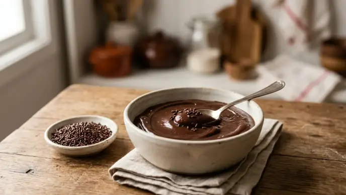 Brigadeiro sem leite condensado cremoso