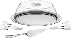 Kit para Torta de Aço inox com 9 Peças, Prata, Tramontina