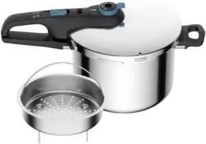 Panela de pressão Rochedo Inox Trendy 6 L com cesto de vapor